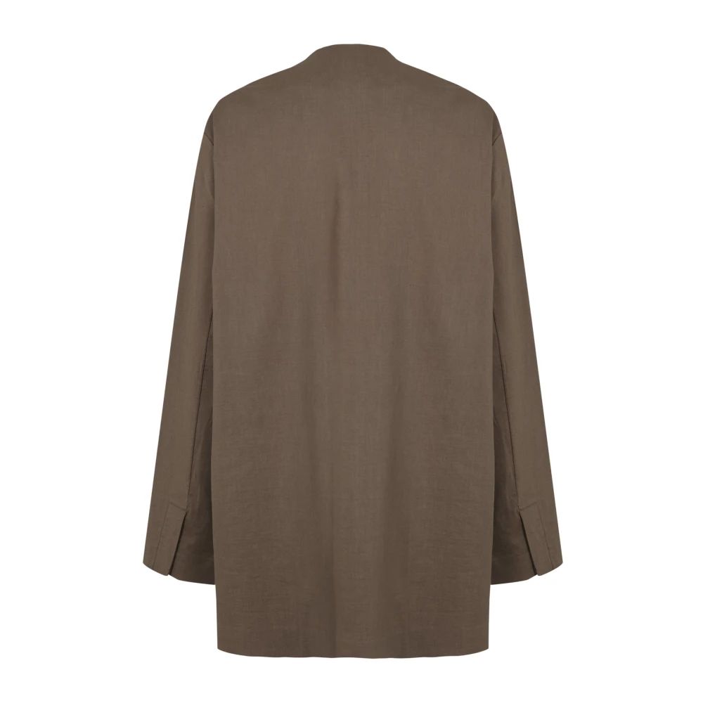 Cortana Mite oversized cacao jas Brown Dames