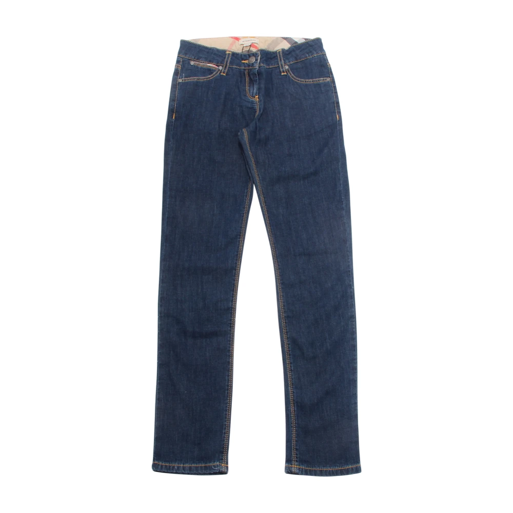 Burberry Girls Blue Jeans, 8 Y, Jeans Trousers