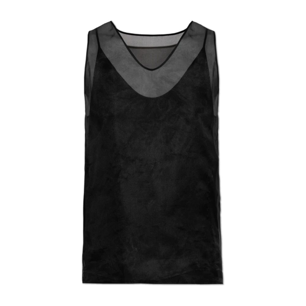 Ami Paris Donna Nero Top, Xs, New,