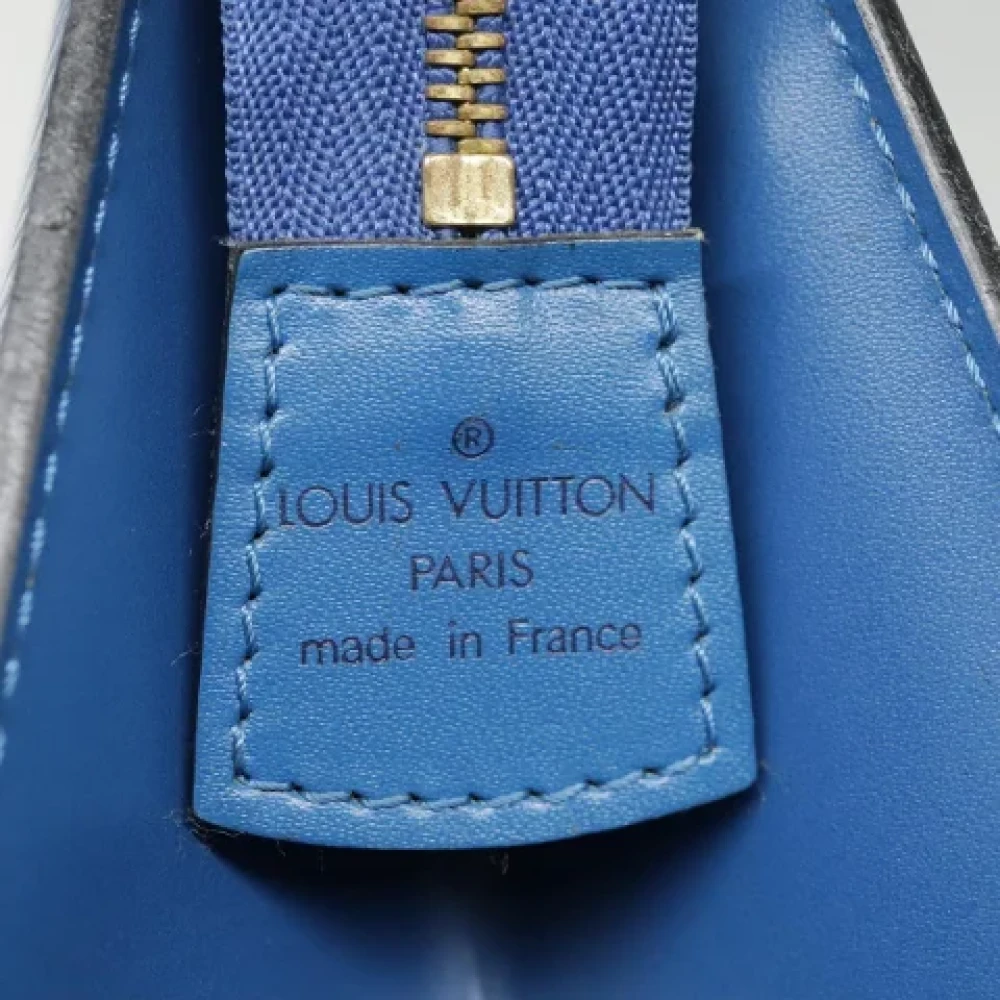 Louis Vuitton Vintage Pre-owned Leather louis-vuitton-bags Blue Dames