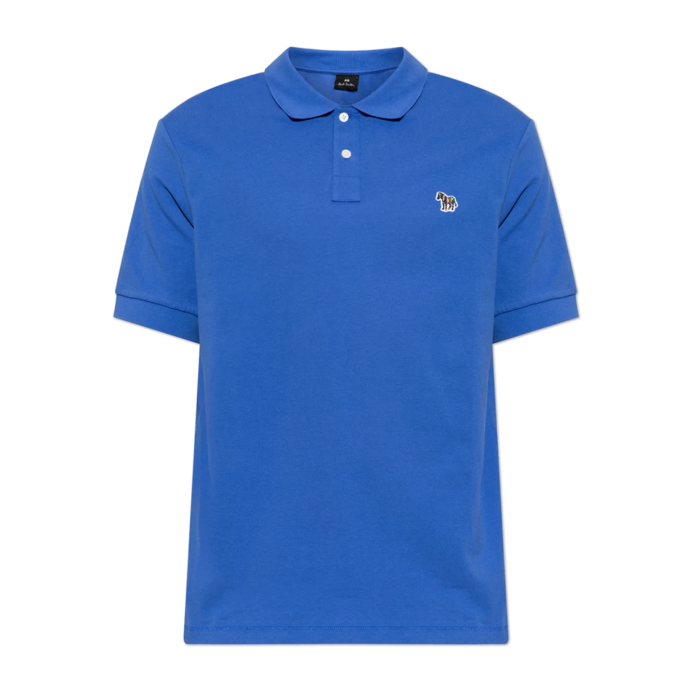 Ps By Paul Smith Uomo Blu - Polo Con Patch - Tops - 2XL
