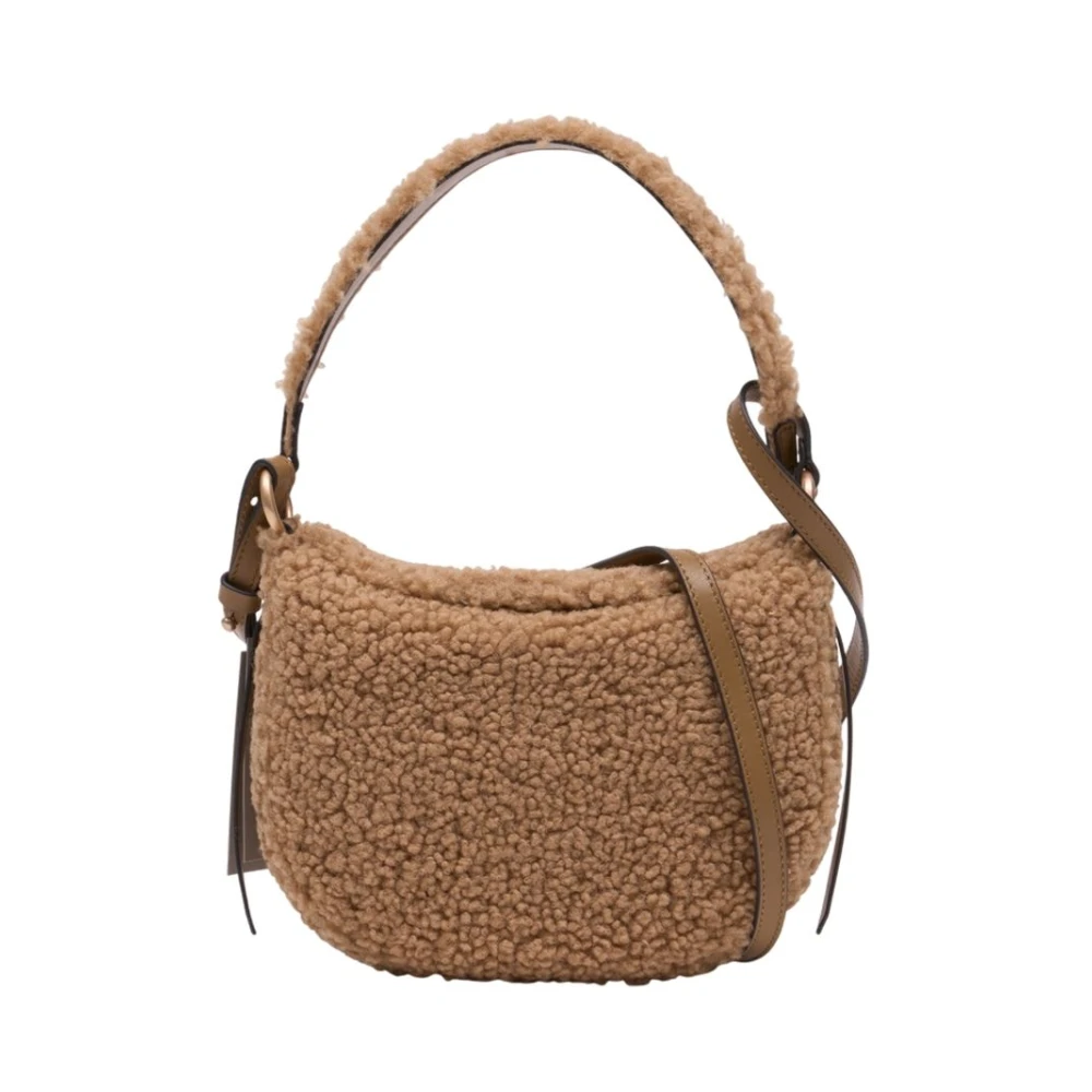Vanessa Bruno Women's Brown Small Daily Shearling Bag