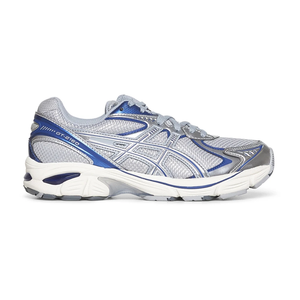 Asics Women's Multicolor Sneakers, 2 Uk, Metallic Mesh Trainers With Gel Technology