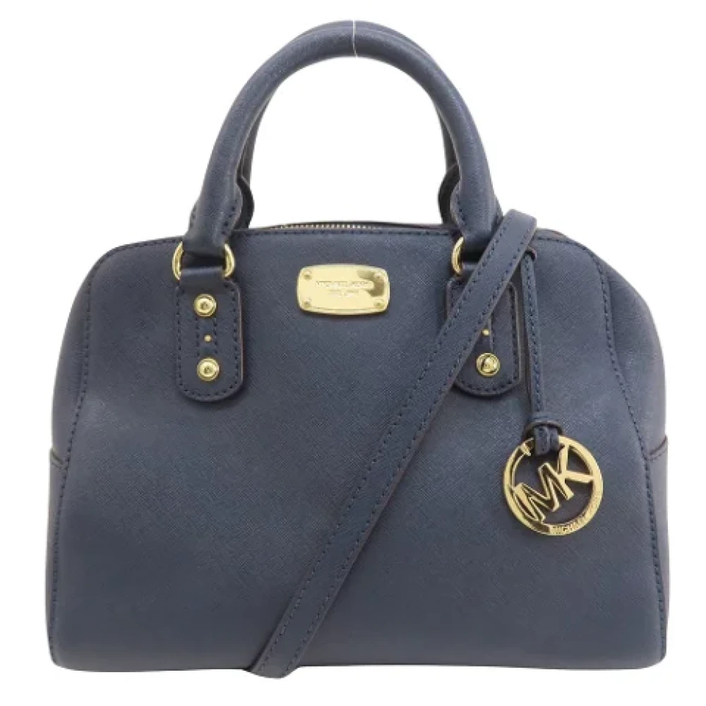 Michael Kors Pre-owned Leather handbags Blue Dames