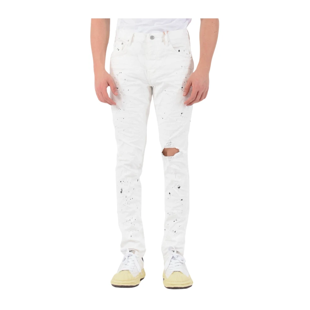 Purple Brand Slim-fit Jeans White Heren