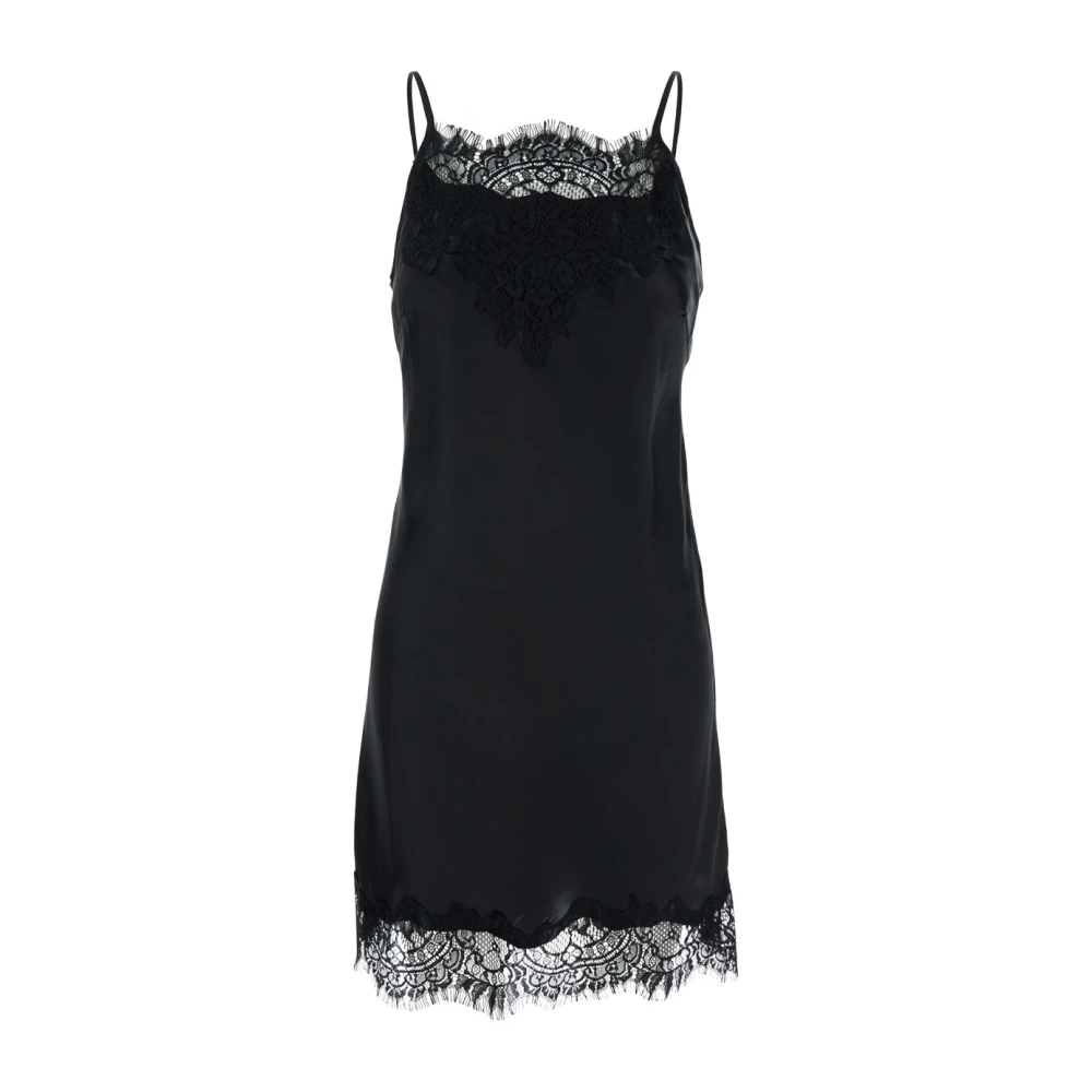 Gold Hawk Zwarte Korte Jurk Chantal Bias Black Dames