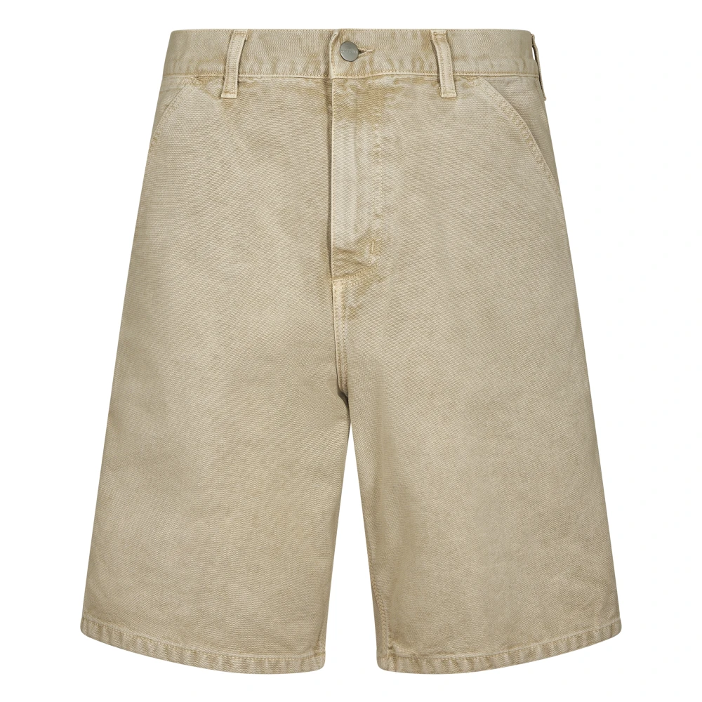 Carhartt Wip Men's Beige Casual Shorts, W33, Single Knee Short
