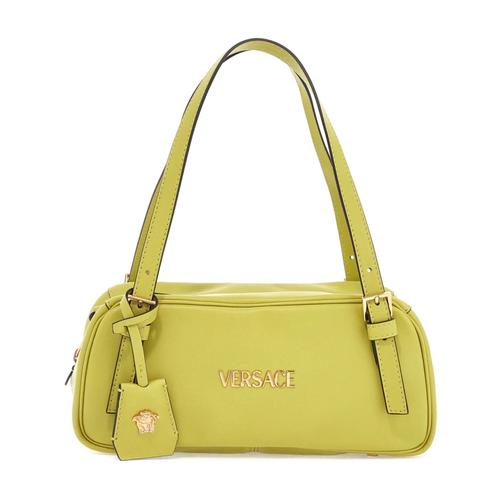 Versace Luxe Nappa Leren Bowlingtas Green Dames