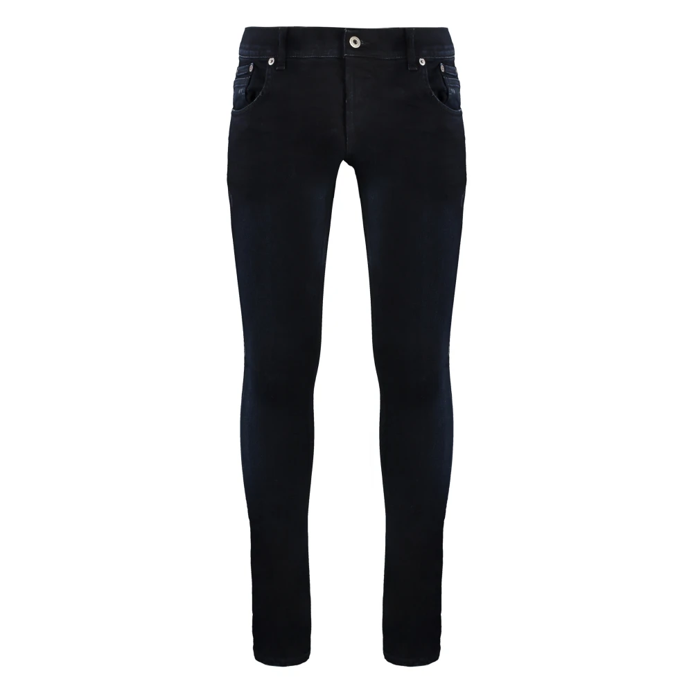 Dondup Distressed Skinny Jeans met Elastaan en Katoen Blue Heren