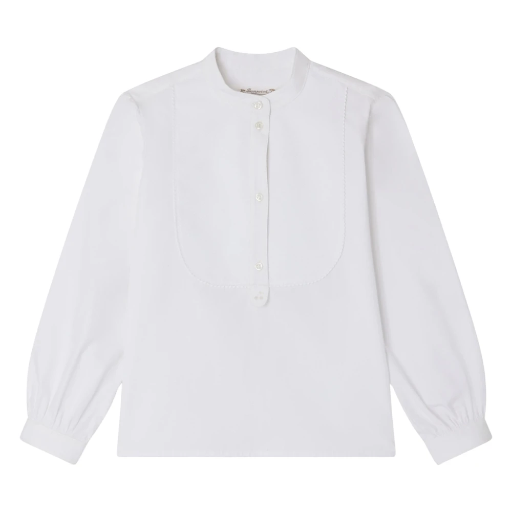 Bonpoint Girls White Kids Blouses, 6 Y, Ebora Blouse