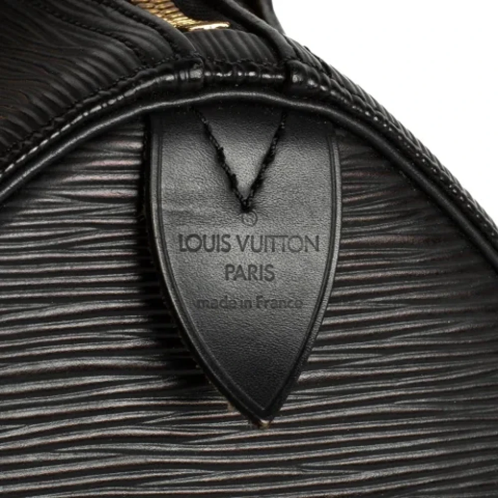 Louis Vuitton Vintage Pre-owned Leather handbags Black Dames