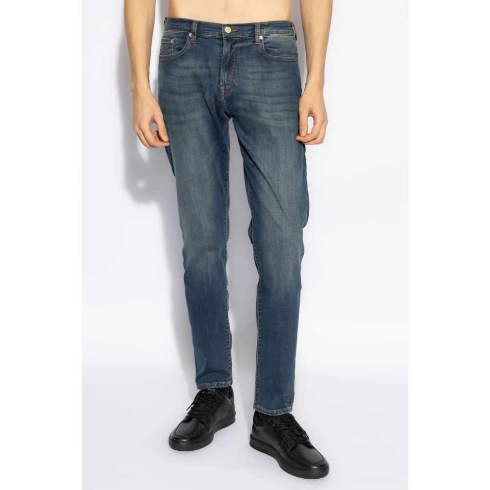 PS By Paul Smith Jeans met licht toelopende pijpen Blue Heren