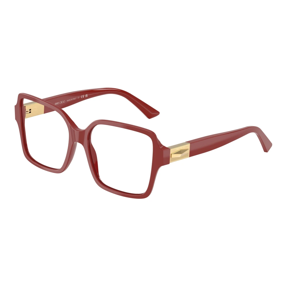 Jimmy Choo Women's Red Stylish Eyeglasses In Black Color Medium