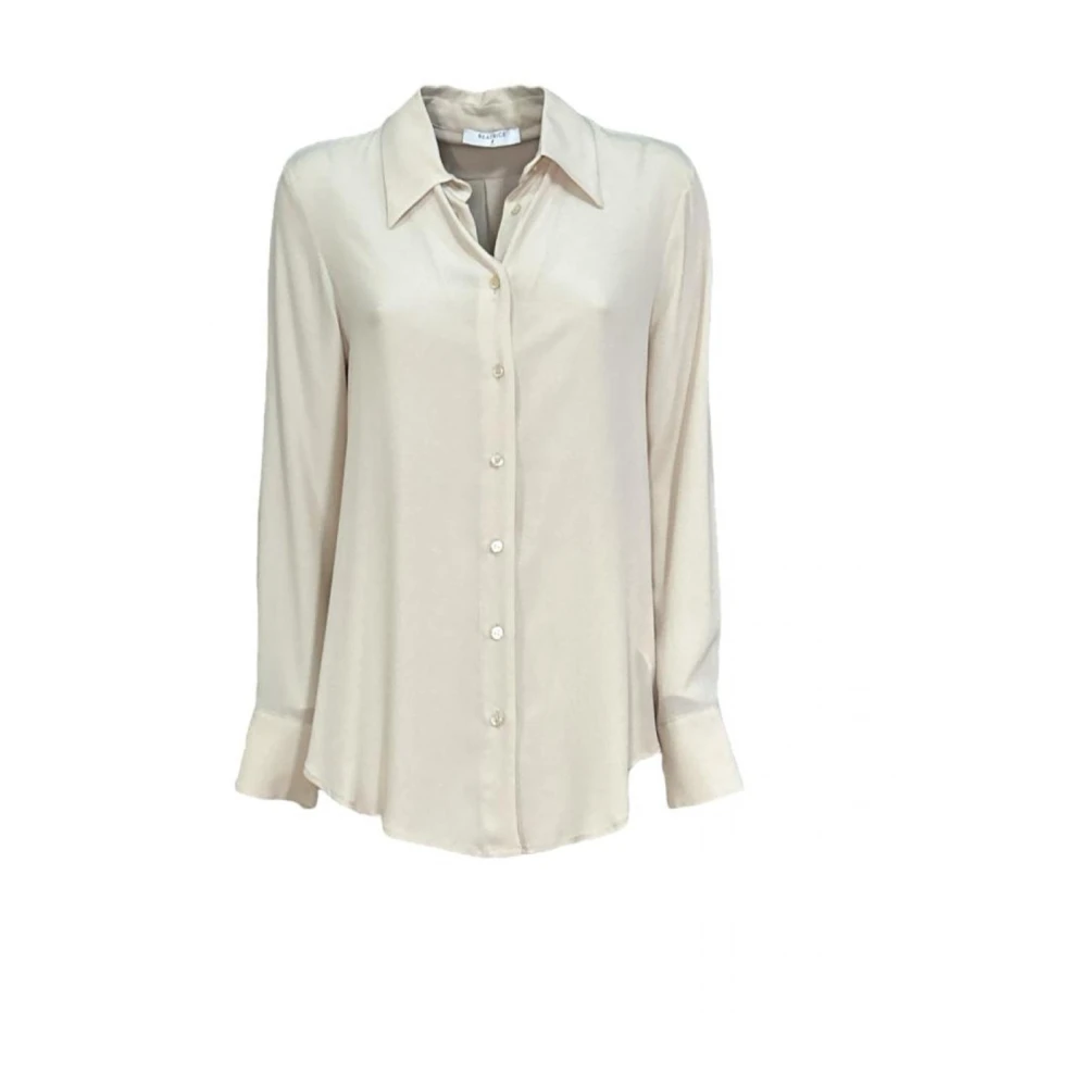 Beatrice .b Acetaat Overhemden Beige Dames