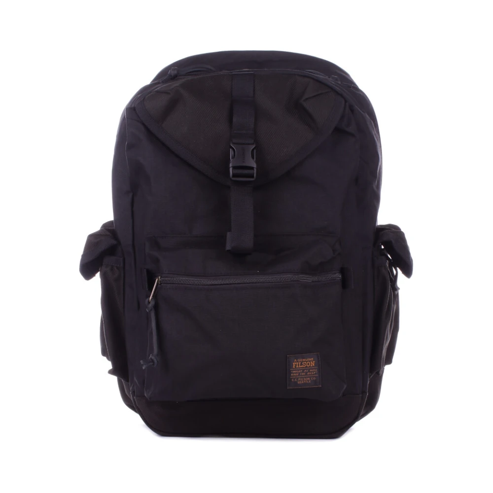 Filson Zwarte Heren Rugzak met Logo Black Heren