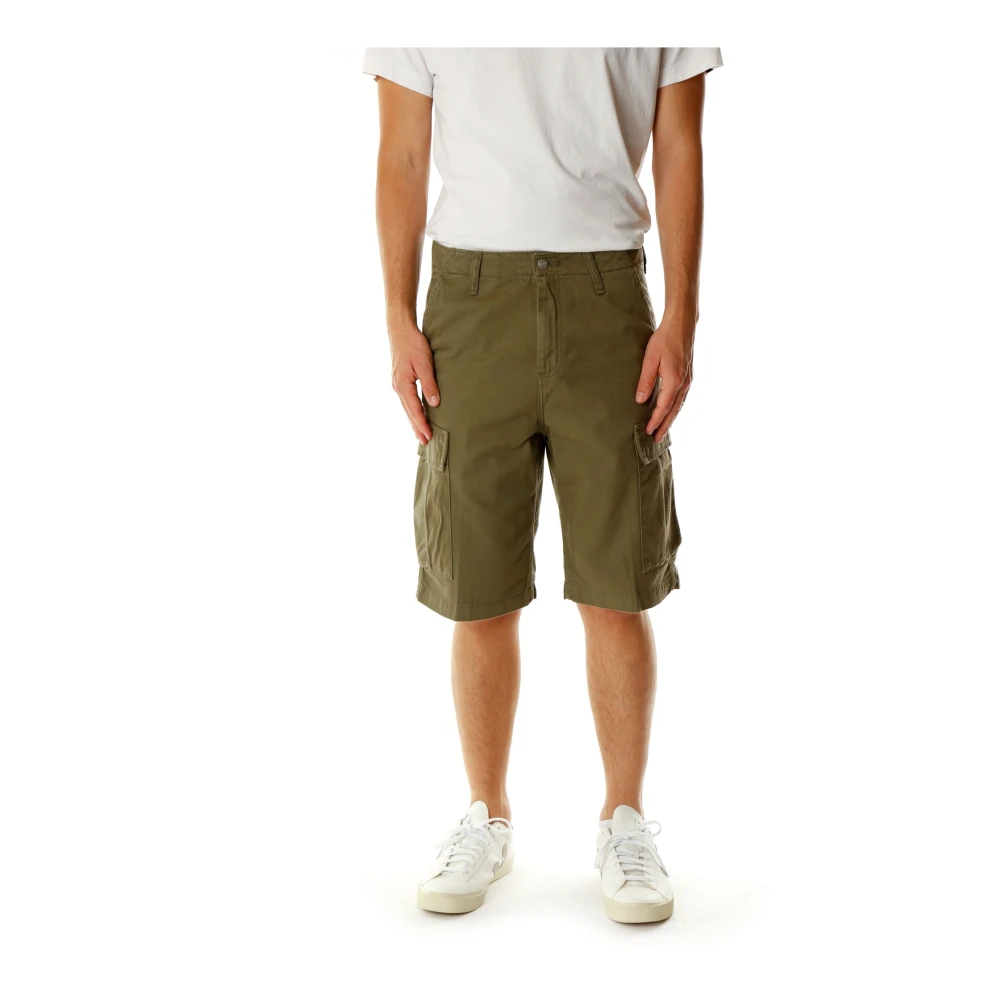 Carhartt WIP Militaire Cargo Shorts Regular Fit Green Heren