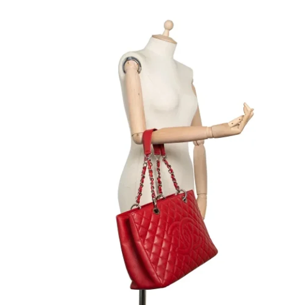 Chanel Vintage Pre-owned Leather chanel-bags Red Dames