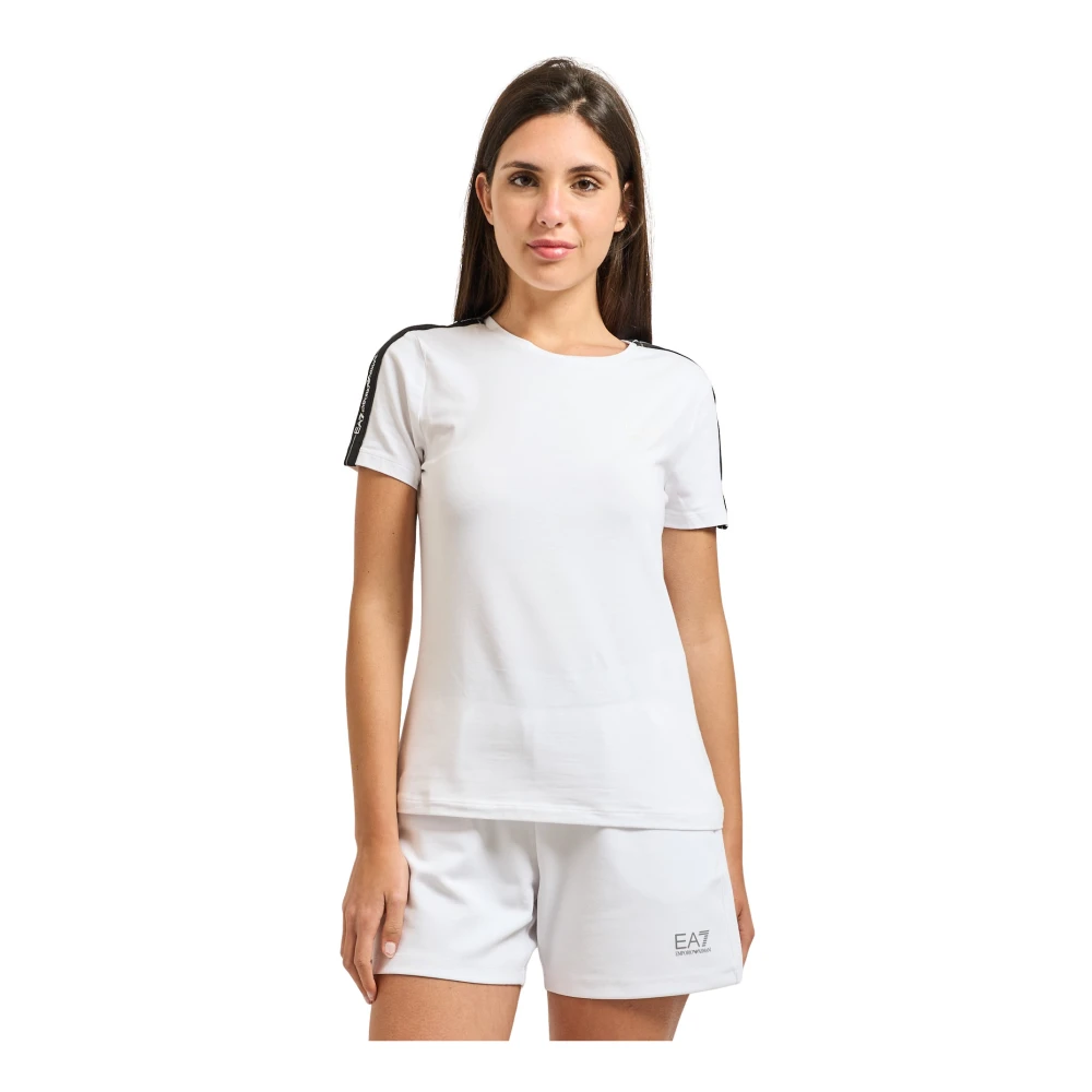 Emporio Armani Donna Bianco Top, Xs, New,