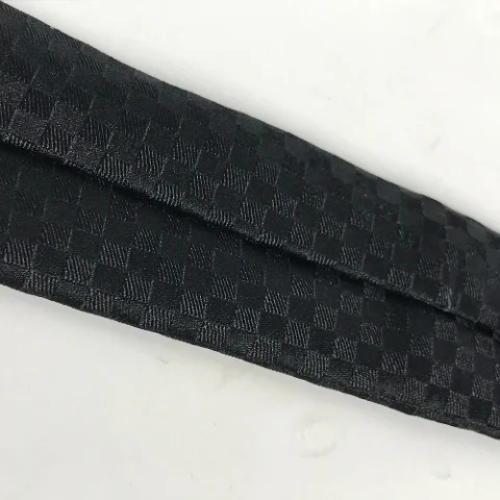 Louis Vuitton Vintage Pre-owned Silk home-office Black Dames