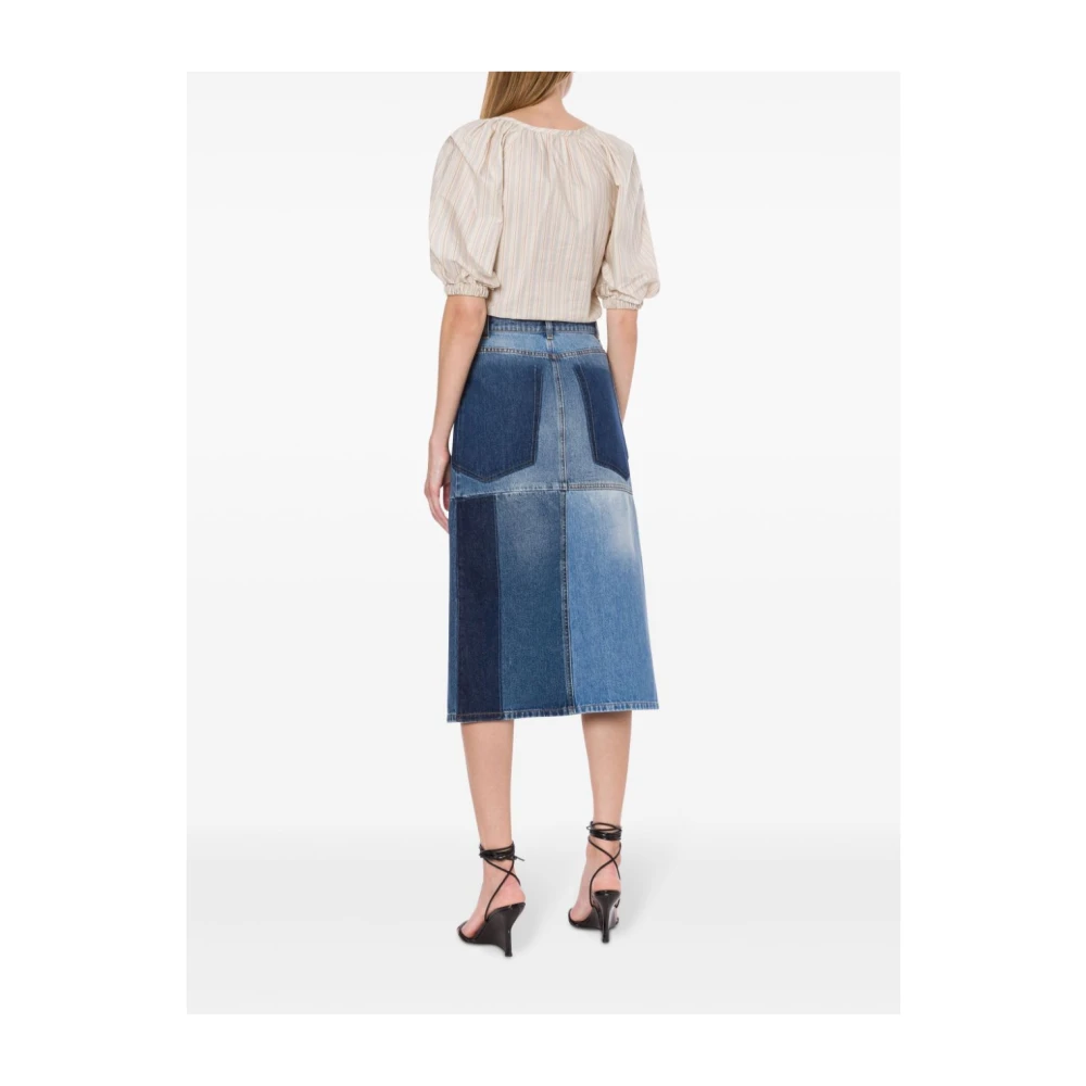 Philosophy di Lorenzo Serafini Ivoor Jurk voor Vrouwen Beige Dames
