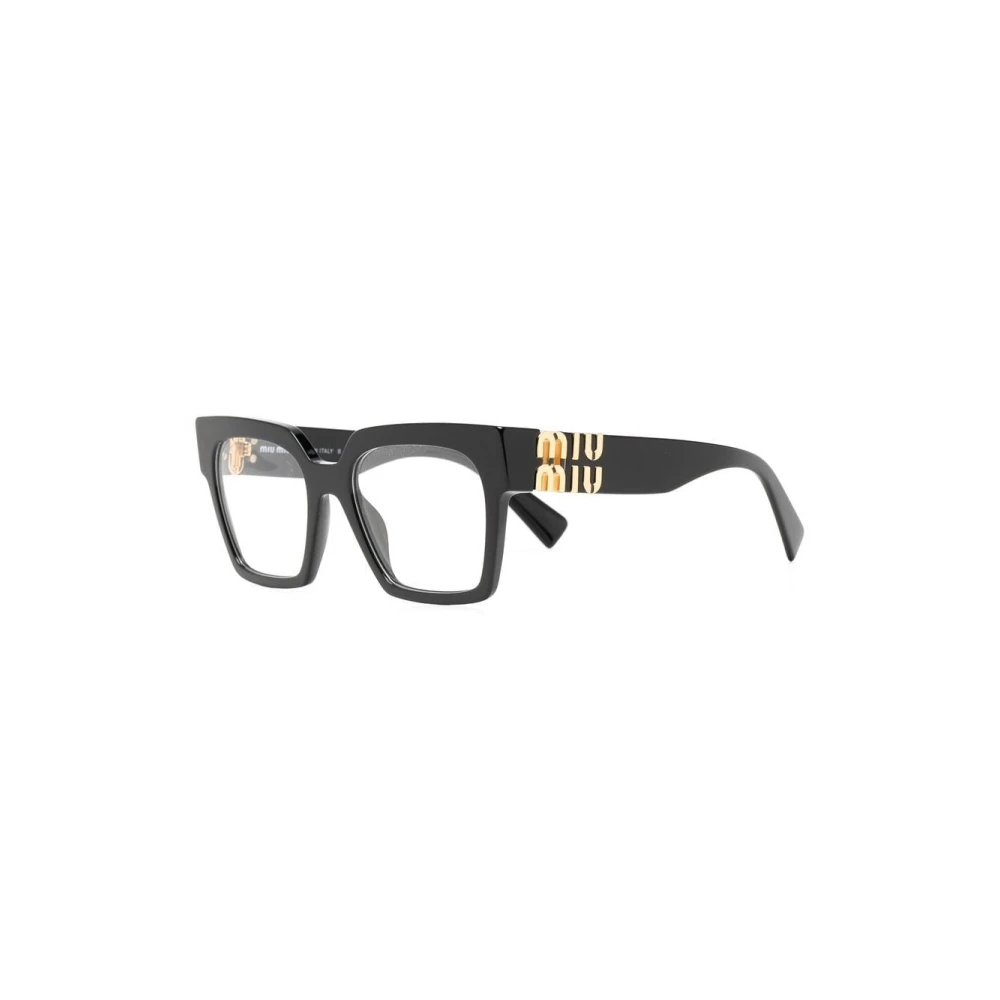 Miu Miu Women's Black Mu 04Uv 1Ab1o1 Optical Frame - Glasses - 52 Mm - Accessories