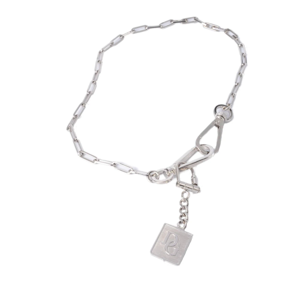 Dolce & Gabbana Heren Ketting Riem Sleutelhouder Gray Heren