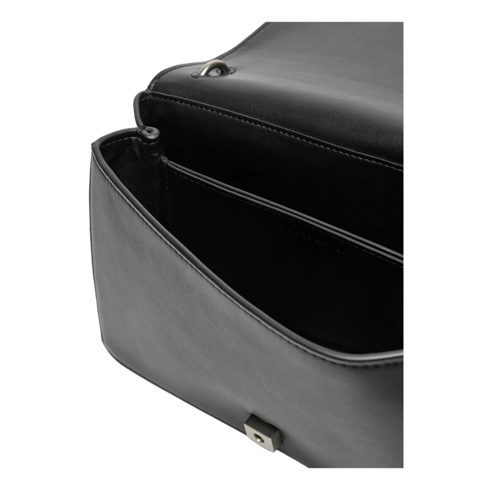 Calvin Klein Jeans Gesculpteerde Flap Tas Herfst Winter Collectie Black Dames