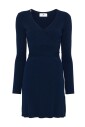 mini-robe-bleue-cotelee-a-col-en-v