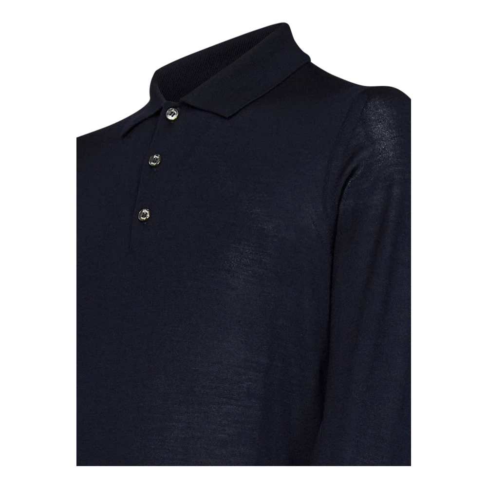 Brioni Blauwe Wol Zijde Kasjmier Sweatshirt Aw24 Blue Heren
