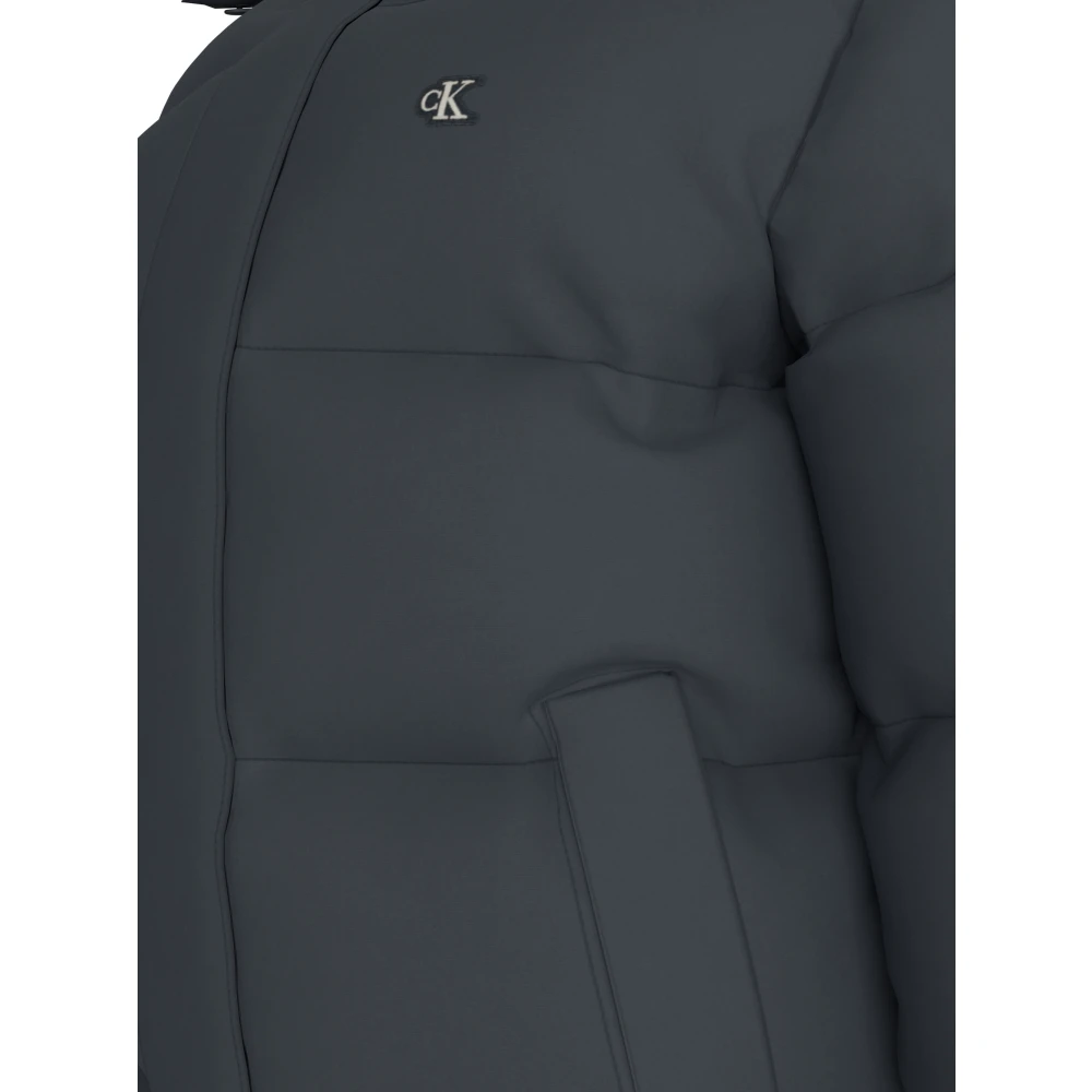 Calvin Klein Waterafstotende Jas Aw24 Blauw Gray Heren