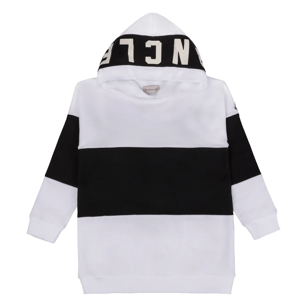 Moncler Barn Hoodie Sweatshirt - Vit White, Flicka