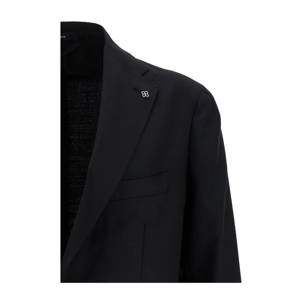 Tagliatore Zwarte Jassen Monopetto Black Heren