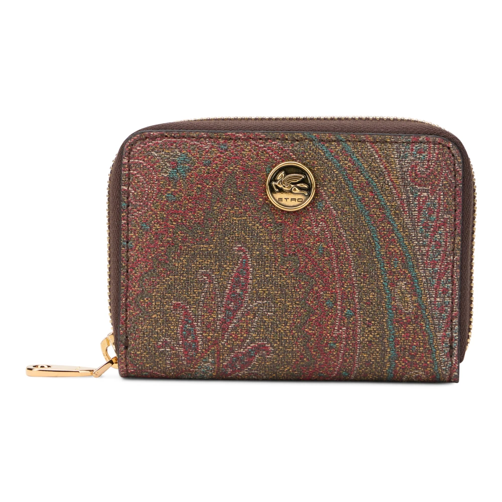 Etro Wallets & Cardholders, Female, One Size, Arnica Paisley Wallet Multicolor
