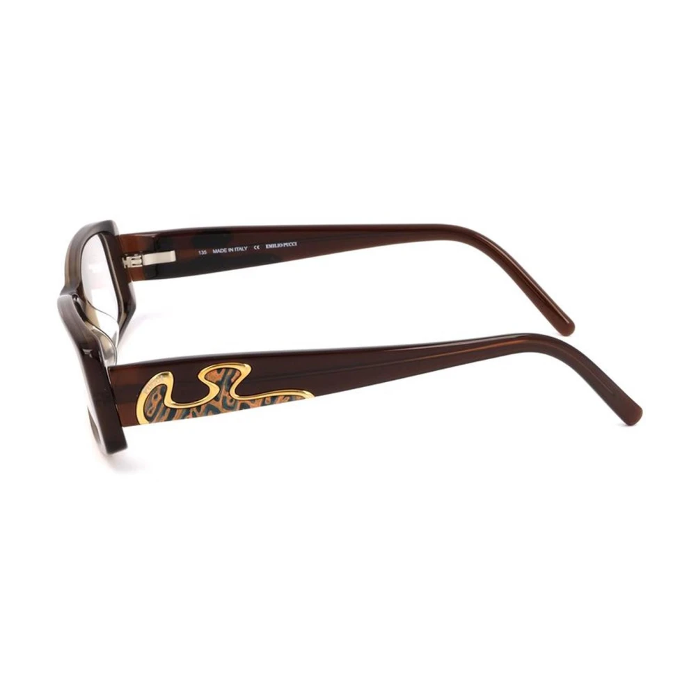 EMILIO PUCCI Bicolor Plastic Frames met Hazel Dial Multicolor Dames