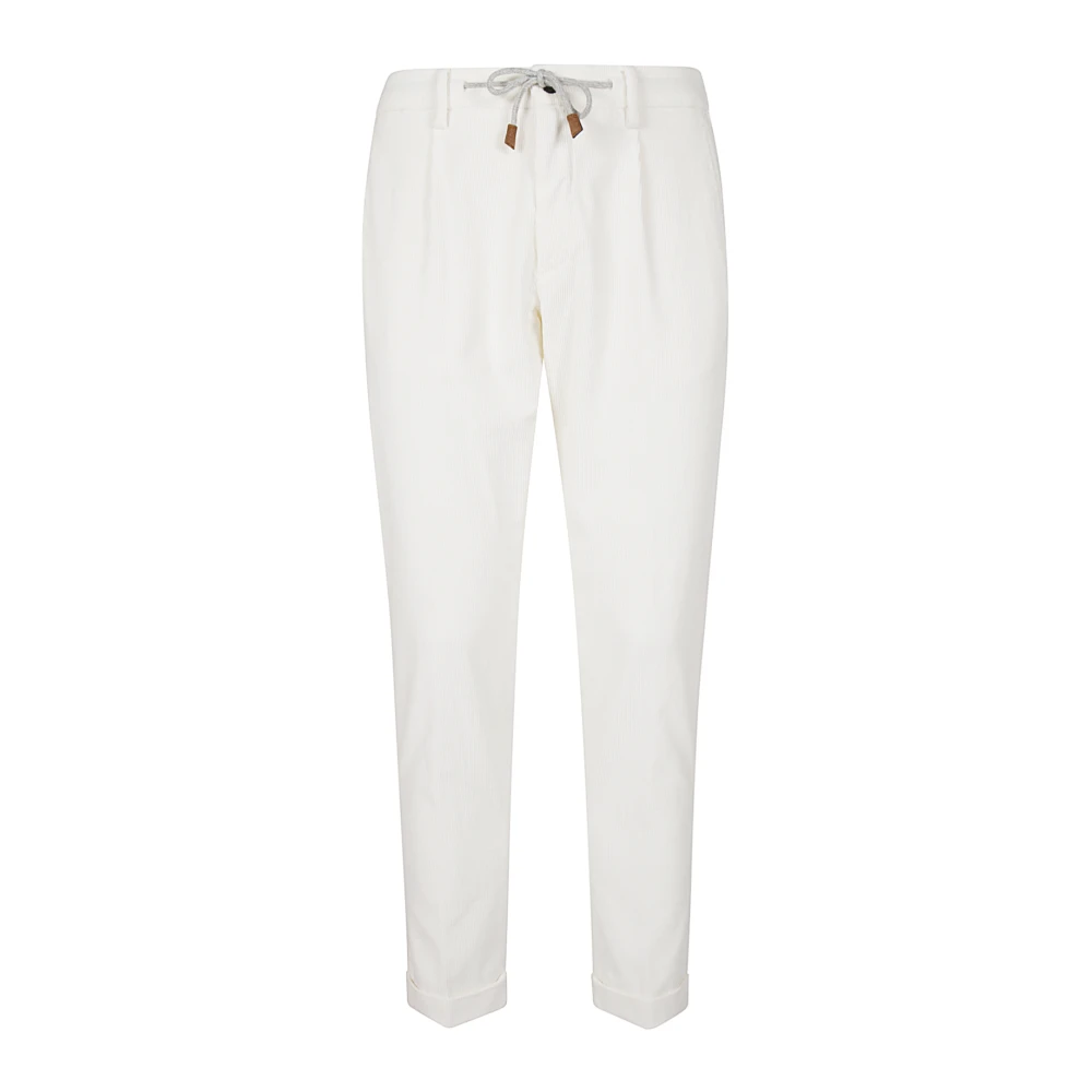 Eleventy Slim Fit Broek voor Heren Beige Heren