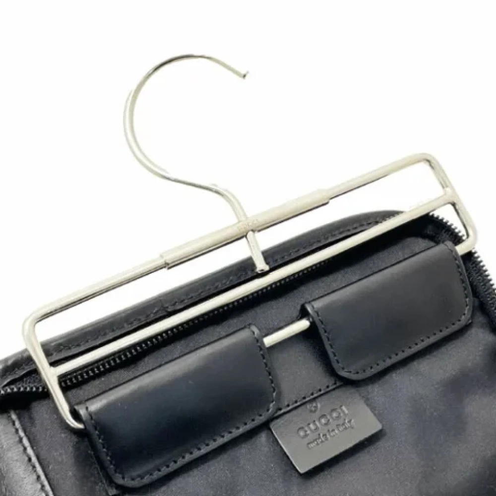 Gucci Vintage Pre-owned Leather pouches Black Dames
