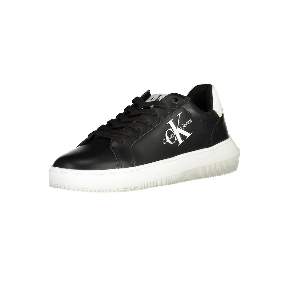 Calvin Klein Men's Black Sneakers,, Sports Shoes With Stylish Print Size 9 Uk