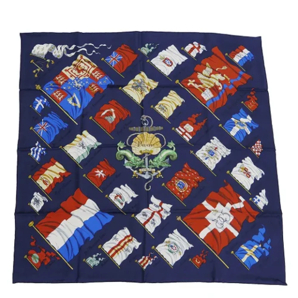 Pre-owned > Pre-owned Accessories > Pre-owned Scarves - - Hermès Vintage - Modalova