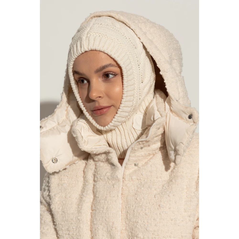 Moncler Wollen capuchon Beige Dames