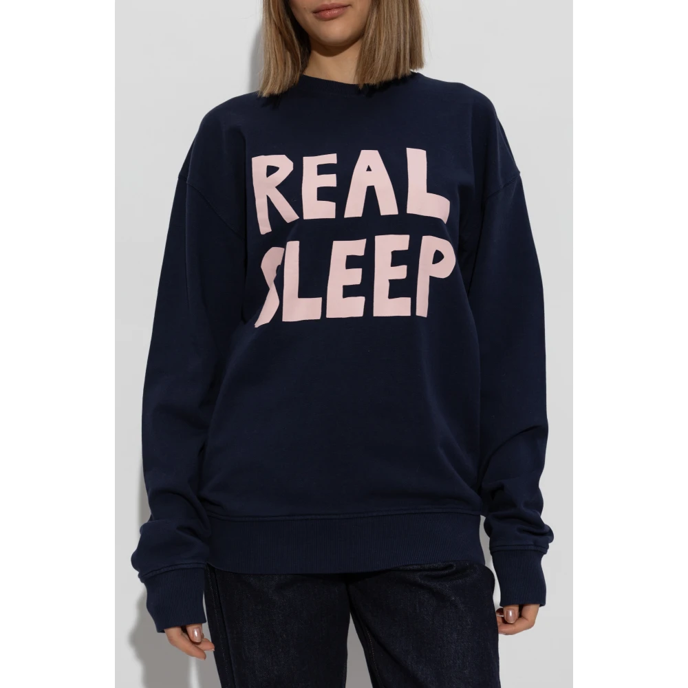 JW Anderson Logo sweatshirt Blue Dames