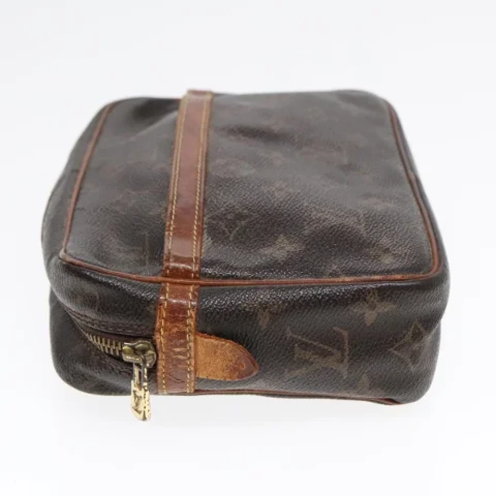 Louis Vuitton Vintage Pre-owned Canvas clutches Brown Dames