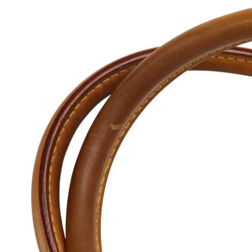 Louis Vuitton Vintage Pre-owned Leather handbags White Dames