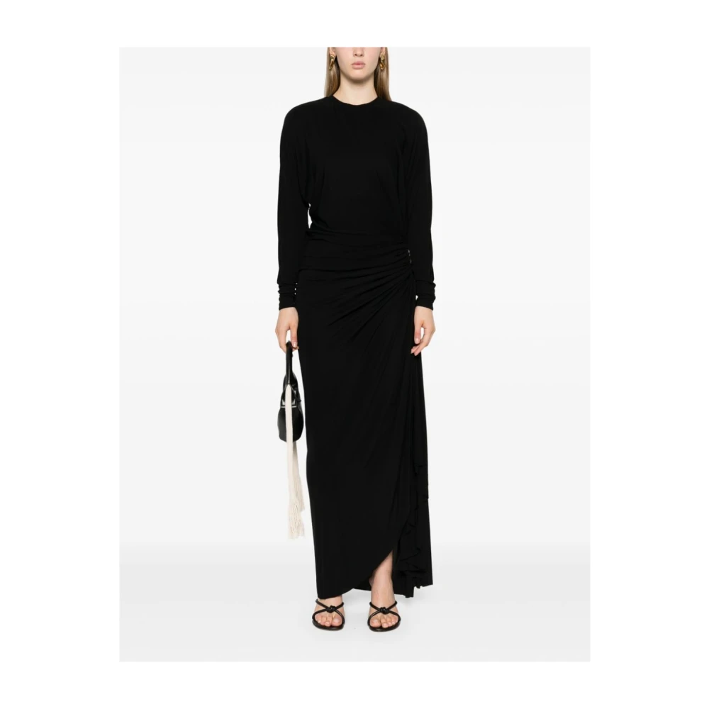 Christopher Esber Kristalstenen jurk in zwart Black Dames