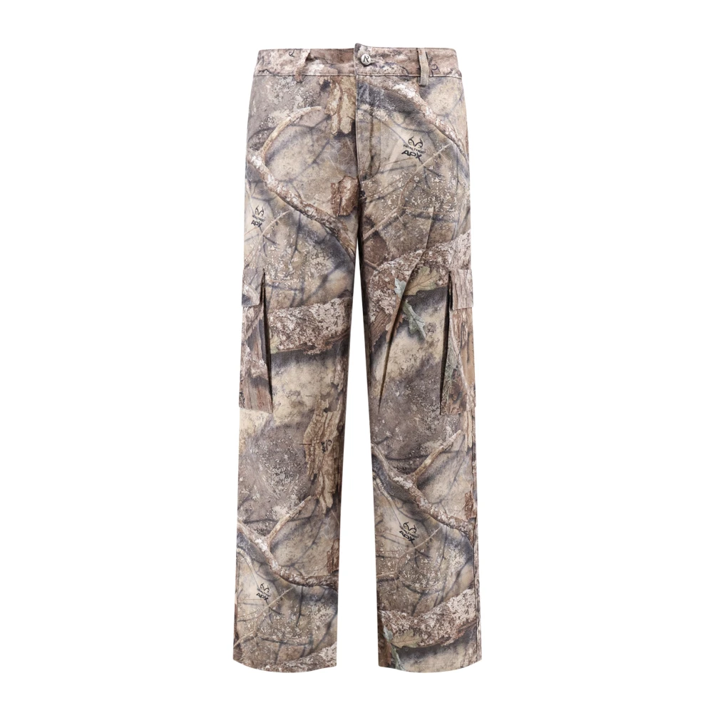 Represent, Broeken , Heren, Veelkleurig, S, Katoen, Realtree Camo Cargo Broek