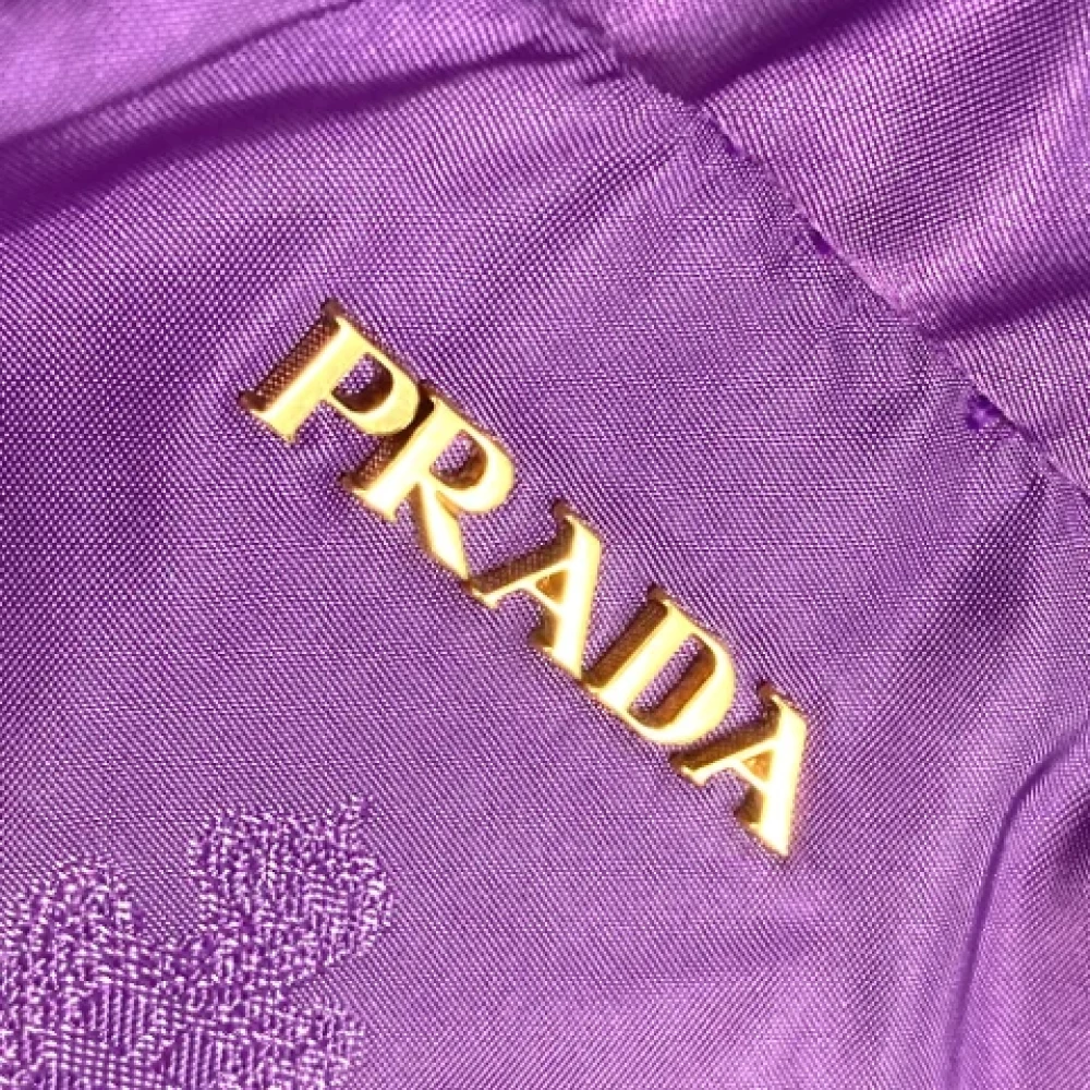 Prada Vintage Pre-owned Fabric prada-bags Purple Dames