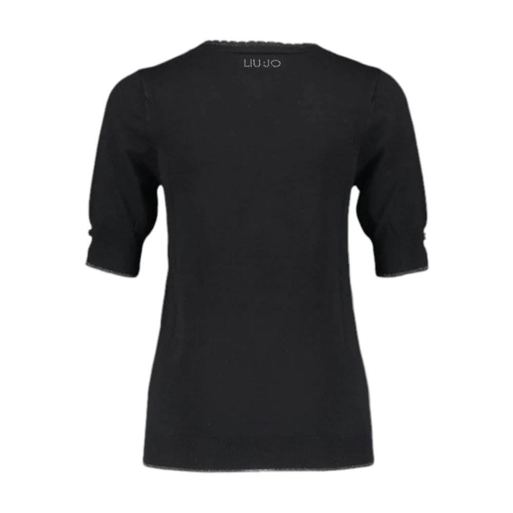 Liu Jo Stijlvolle Gebreide Top Black Dames
