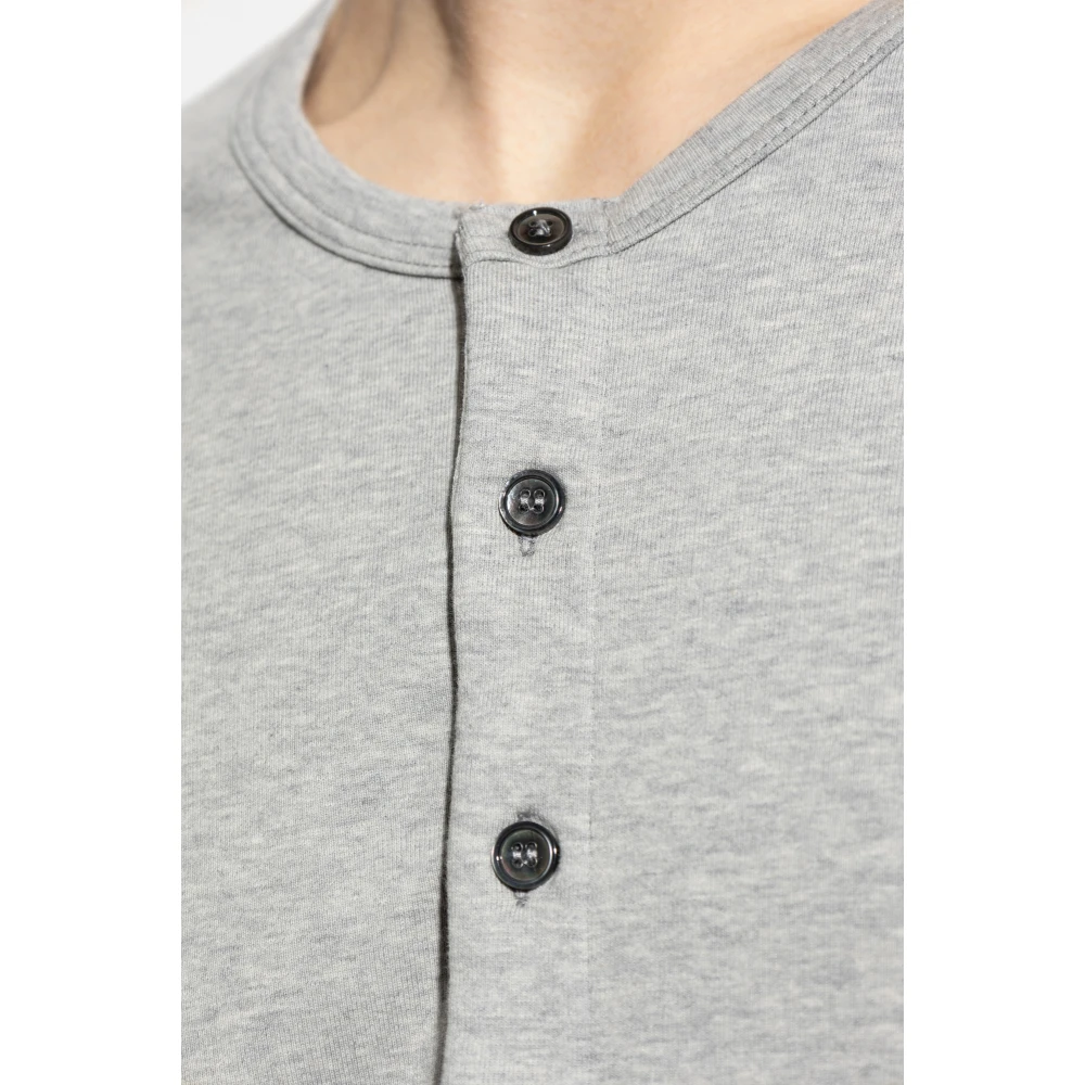 Tom Ford Onderhemd met lange mouwen Gray Heren