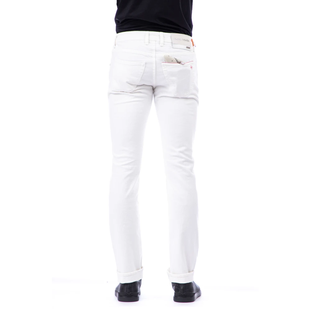 Jacob Cohën Witte Jeans Nick Model White Heren