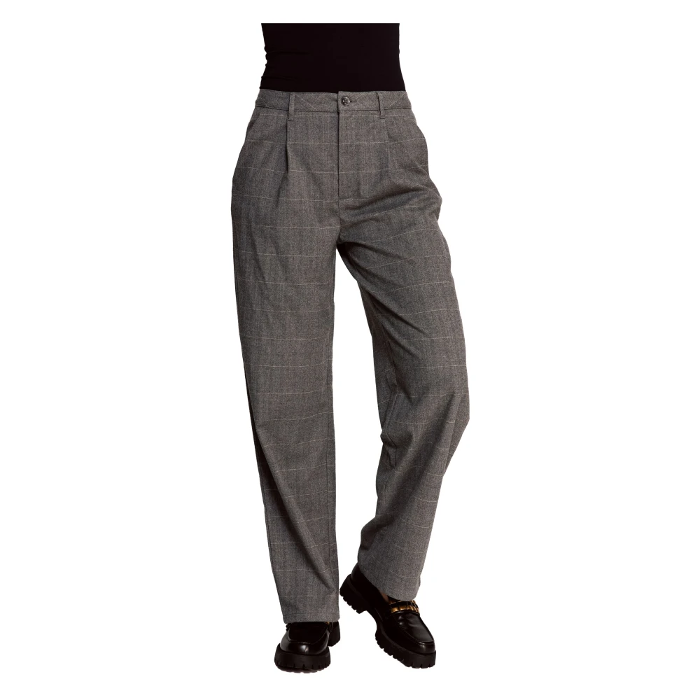Zhrill Fabric trousers Lenya Grey Gray Dames