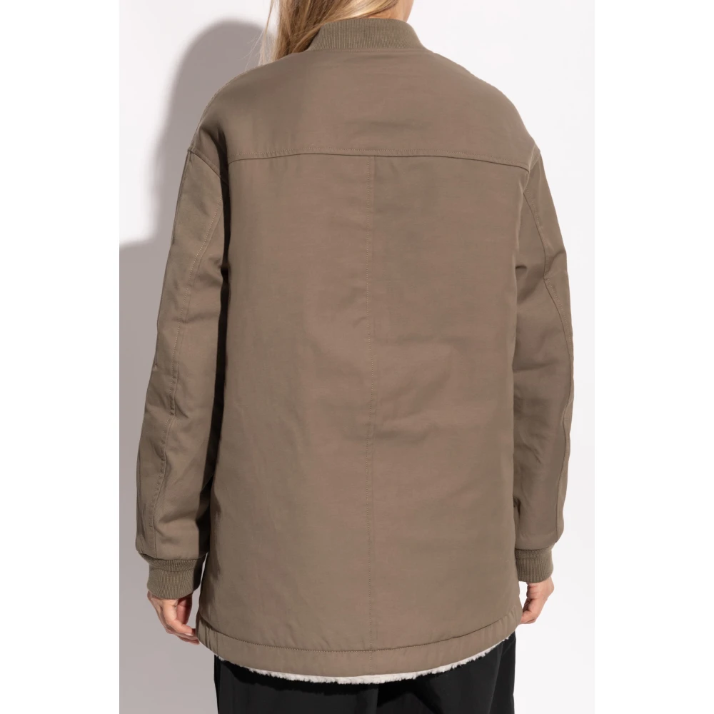 Yves Salomon Omkeerbare jas Brown Dames